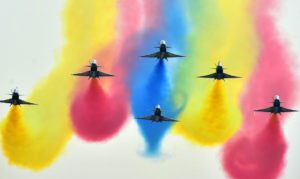 Colorful planes