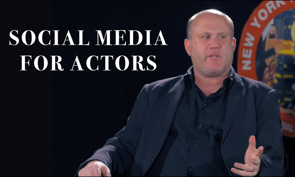 Social media for actors